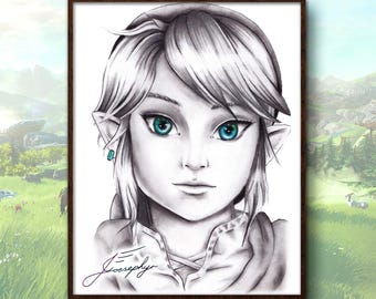 Fanart Print - Link - The Legend of Zelda