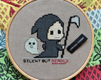 Silent But Deadly Cross Stitch Pattern