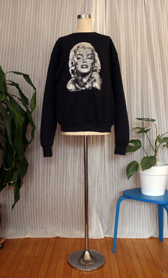 vintage oversized sweatshirt vintage 1980s Marylin