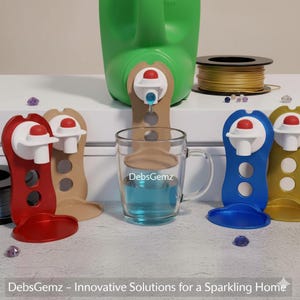 laundry detergent cup holder