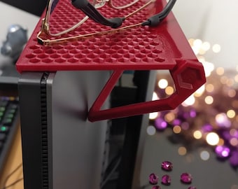 3D Printed Monitor Stand Organizer – Desk Storage Accessory, Home Office