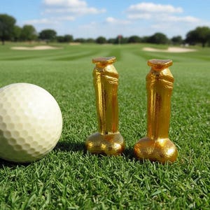 Novelty Golf Tees – 10 Pack 3D Printed Gag Gift