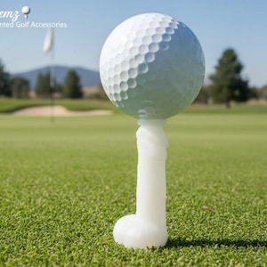 Novelty Golf Tees – 10 Pack 3D Printed Gag Gift