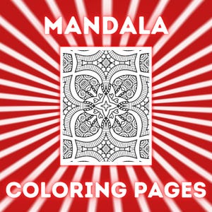 25 Mandala Malvorlagen: Geometrische Muster zur Entspannung (PDF)