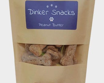 Pumpkin Peanut Butter Biscuits | Handmade with Flax & Cinnamon | Support a Rescue