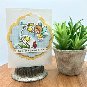 Ensemble de cartes de voeux Fairy Good Friend, kit de fabrication de cartes DIY, cartes à faire, cartes de voeux de l'amitié, kit de fabrication de cartes fantaisiste