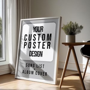 Custom Music Artist Poster | Unique & Aesthetic Wall Art for Music Lovers