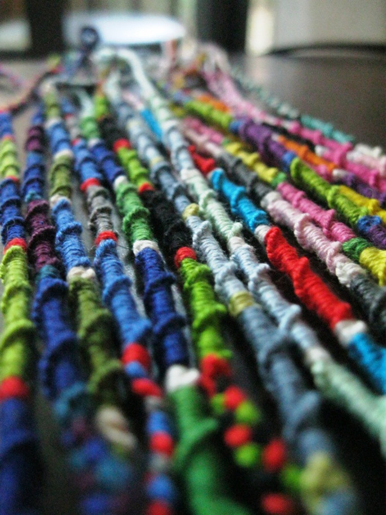 4 Embroidery Floss Friendship Bracelets Random Assortment Etsy