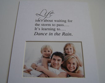 Life is about waiting Picture Photo Mat M44