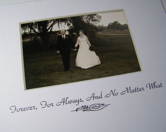 Forever, For Always, And No Matter What Picture Photo Design M51