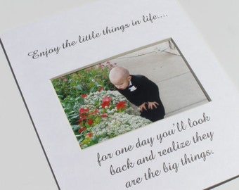 Enjoy The Little Things Designer Picture Photo Mat Design 46