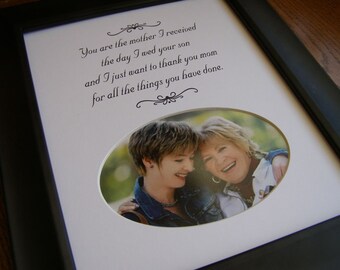 You Are The Mother I Received 8 x 10 Picture Photo Mat Design M19