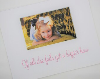 If all else fails get a bigger bow 8x10 Photo Mat Design M115