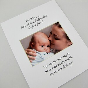 You'll Be His First Kiss 8 X 10 Picture Photo Mat Design M73