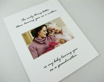 Having you as a Mother Designer Unique Picture Photo Mat  Design M82