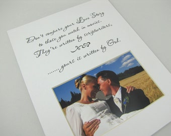Don't Compare Your Love Story Designer 8 x 10 Photo Mat Design 91