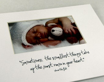 Sometimes The Smallest Things Photo Mat Design M32