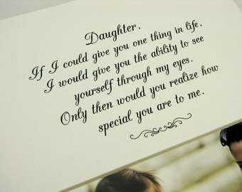 Daughter 8 x 10 Picture Photo Mat Design M102