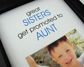 Great Sisters-Aunt (Boys)  Designer  8 x 10 Picture Photo Mat Design M71