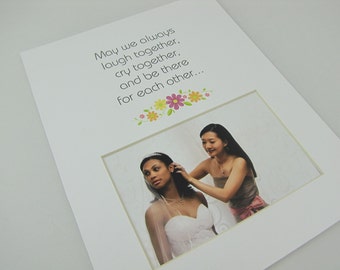 May we always laugh together 8 x 10 photo mat Design M92