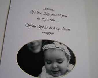 When They Placed You Picture Photo Mat M49