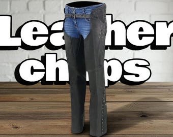 Custom Leather Motorcycle Chaps: Handmade Biker Gear, Western Style