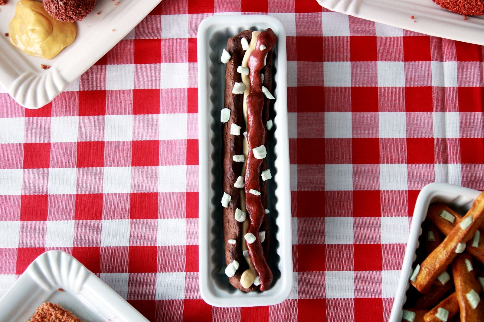 Frikandel speciaal wanddecoratie