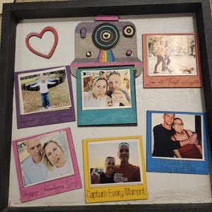 Vintage Polaroid benutzerdefinierte Geschenk Romantische hölzerne DIY personalisierte Andenken
