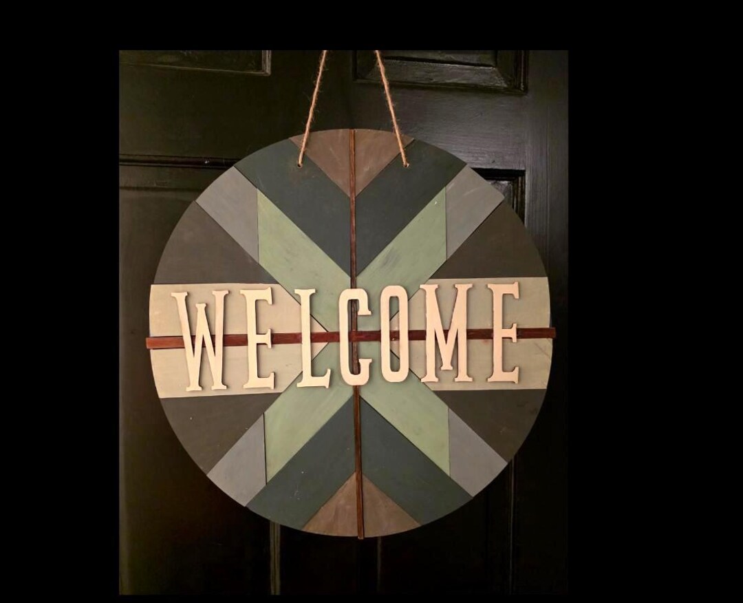 DIY Door Hanger Kit | Welcome Sign Craft Kit | 27 DESIGNS | - Etsy