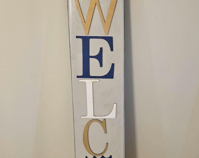 Kansas City Royals Porch Leaner KC Royals Welcome Sign Royals 6 or 8 inches wide