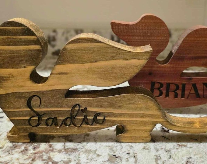 Dog with Wings Memorial 10in Wooden Tombstone,  choice of Cyprus or Cedar Wood Pet Remembrance Gift