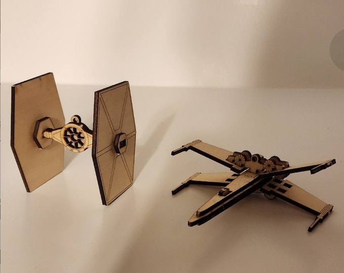 Star Wars Ornament Build Kit Star Wars Christmas Ornaments, X Wing,  Tie Fighter Kits with directions