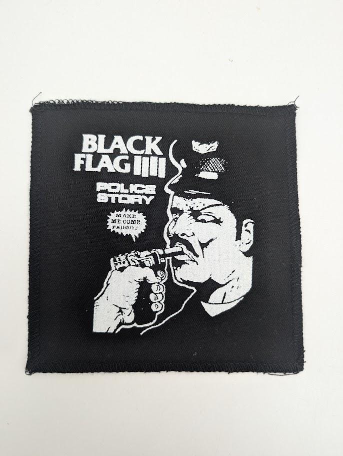 Black Flag Police Story - Etsy