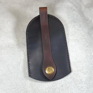Personalized Keychain Wallet,  Leather Keychain, Leather Key Case, Engraved Leather Keychain, Anniversary Gift for Him, Father's Day Gift