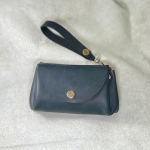 Cartera de cuero con compartimentos, cartera de cuero personalizada para mujer, cartera de cuero para dama, cartera de cuero personalizada, regalo para el Día del Padre