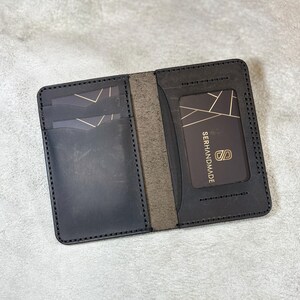 Portefeuille en cuir personnalisé, portefeuille en cuir personnalisé, cadeau d'anniversaire pour lui, portefeuille pour homme, cadeau petit ami, portefeuille à deux volets, cadeau de fête des pères
