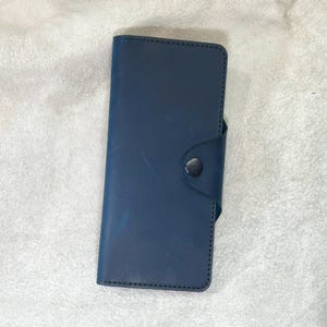 Cartera de cuero grabada para teléfono, cartera de cuero personalizada para mujer, regalo de aniversario, regalo para novio, regalo de Navidad, regalo para el Día de la Madre