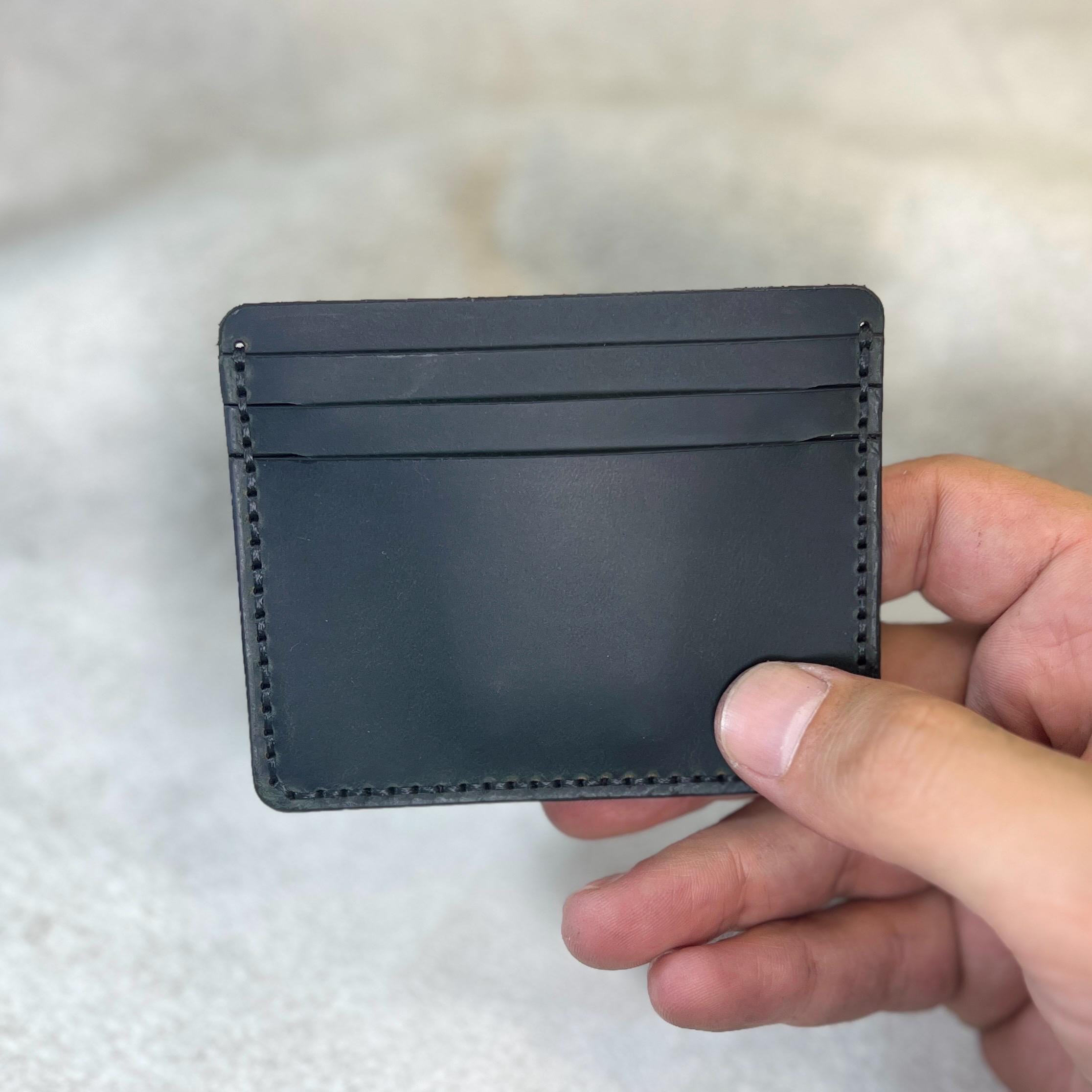 Personalized Leather Card Holder, Leather Custom Wallet, Anniversary Gift for Him, Mens Wallet, Boyfriend Gift, Father's Day Gift