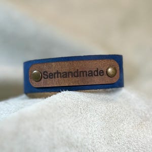 Pulsera de cuero personalizada, pulsera con etiqueta, pulsera de cuero para hombre, pulsera de cuero, pulsera personalizada, regalo del Día del Padre
