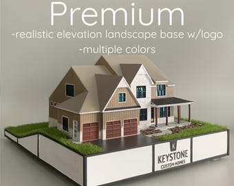 Custom 3D Printed Home Model • Miniature House Replica • Personalized Real Estate Gift • Housewarming Gift • Closing Gift