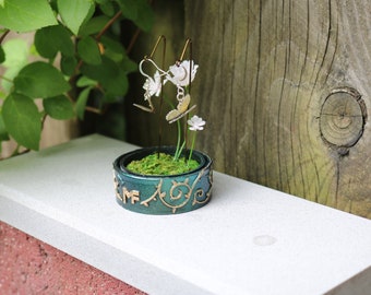Butterfly Earrings and Terrarium Gift Display