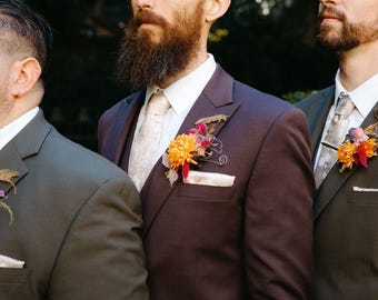 Custom Designed 3D Resin Printed Lapel Pins - Personalized Groomsmen Gifts, Wedding Party Favors, Unique Keepsake Pins for Special Events