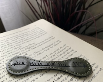 Laser Engraved Magnetic Bookmark "You Were Here"