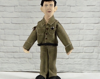 Andy Griffith Doll Miniature Hollywood Actor Vintage Television Collectible Figurine Celebrity Art