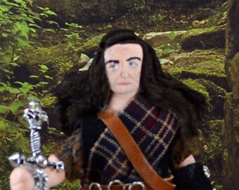 William Wallace Braveheart Doll Miniature Art Historical Character
