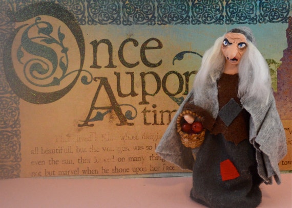Die Bose Konigin Im Schnee Weissen Bruder Grimm Marchen Puppe Etsy