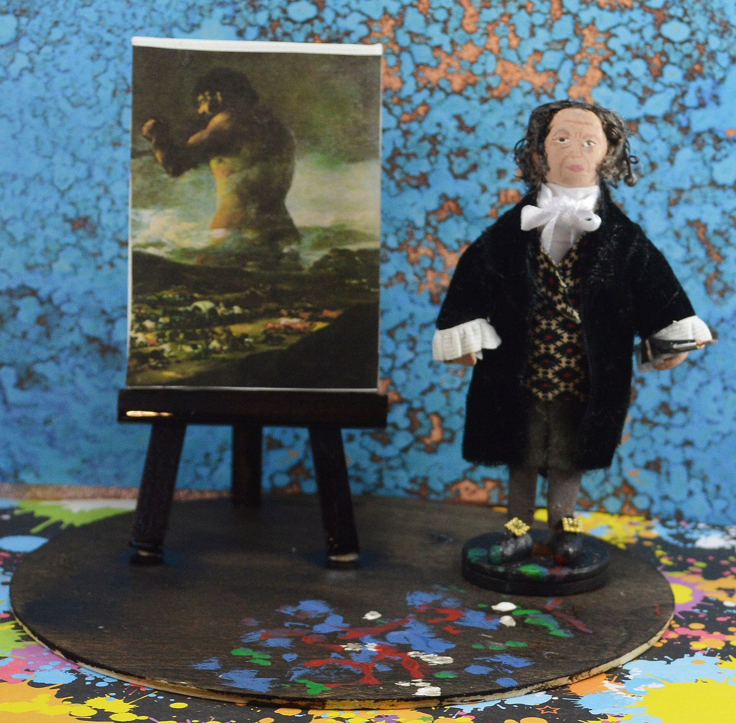 Francisco De Goya Spanische Kunstlerin Diorama Kunstszene Etsy