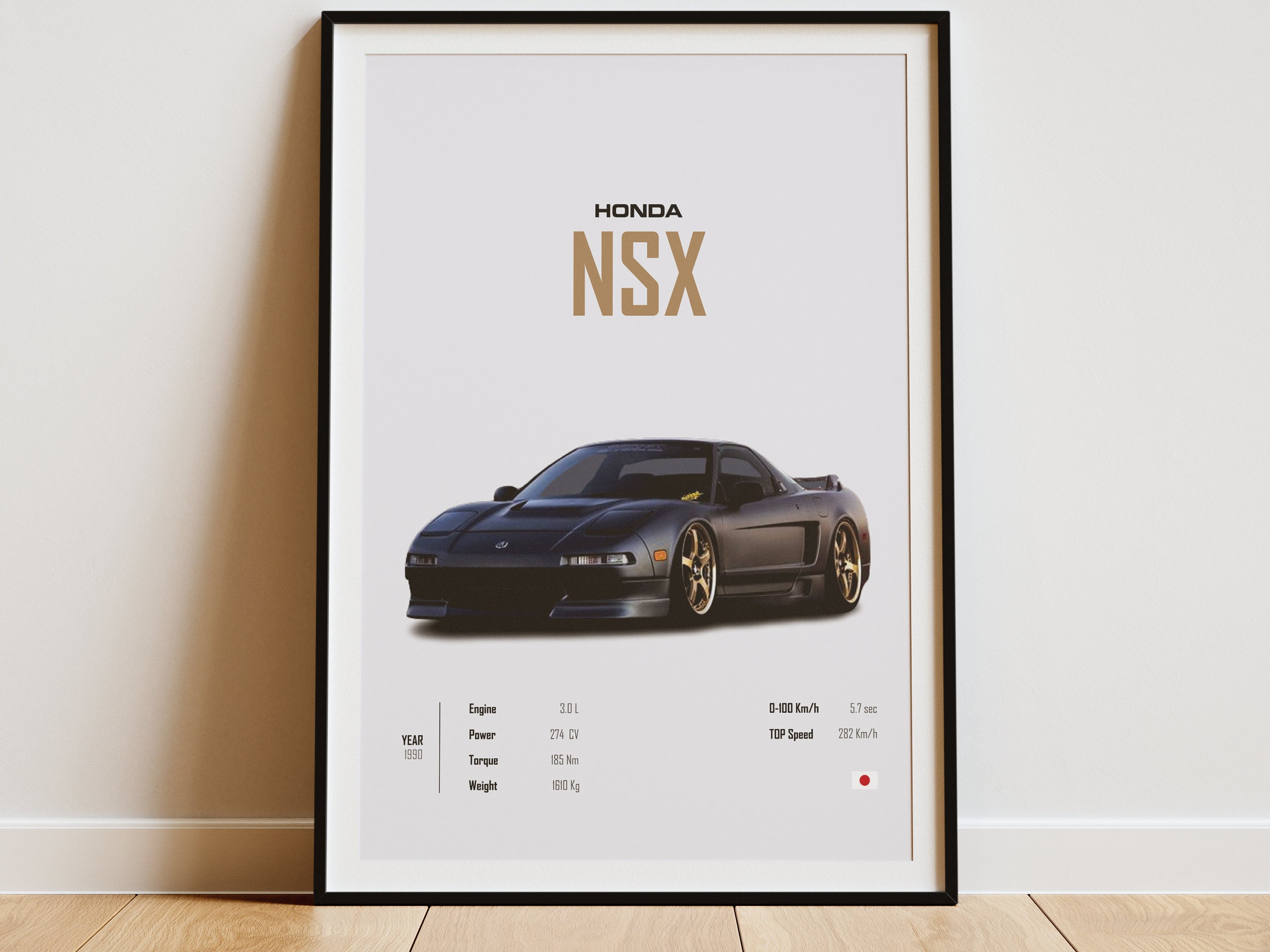 ポスター ホンダ NSX 90's Authentic Official Vintage HONDA NSX Type-S Poster NA1