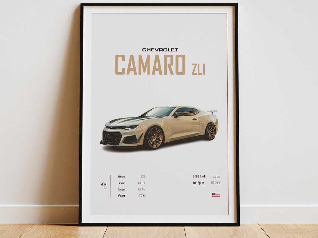 Chevrolet Camaro ZL1 Poster - Camaro ZL1 Prints - Chevrolet Posters ...