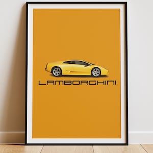 Lamborghini Murcielago Poster, Murcielago Print, Car Print, Car Wall Art, Car Poster, Boys Room Decor